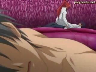 Anime punapea koos sukad ratsutamine a johnson