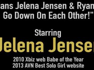 Λεσβίες jelena jensen & ryan keely πηγαίνω κάτω επί κάθε άλλος!