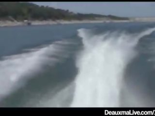 Грудаста пантера deauxma муфта dives на texas свінгер човен party&excl;