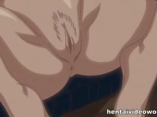 Lõi cứng hentai giới tính quay phim với dây đeo-on