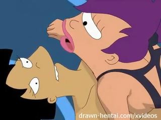 Futurama hentai - hand-to-pussy koolitus