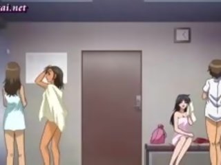 Mežonīga anime skolotāja bauda a putz