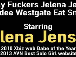 Pička sráč jelena jensen & sandee westgate jesť chňapnúť!