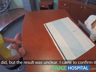 FakeHospital Naughty nurse tests potentially pregnant patients sensitivity