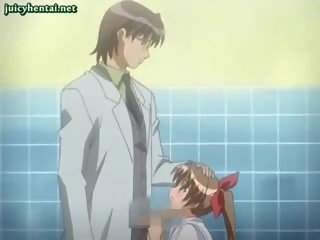 Hentai cutie Tasting A medical man prick