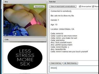 Chatroulette 61 - Lesbian fun mmm